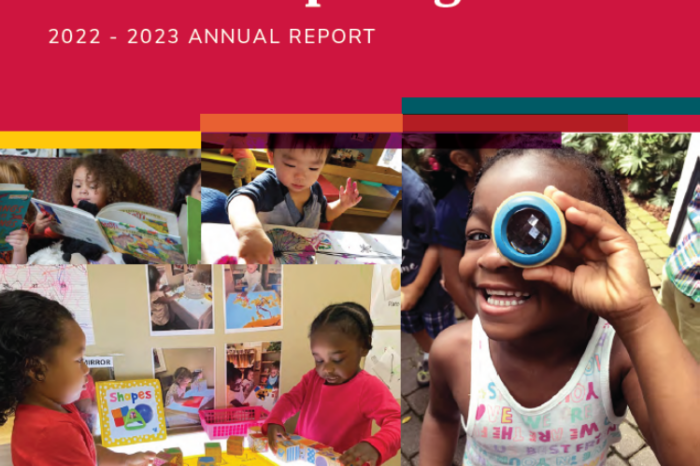 The cover of The Ohio State University Early Head Start Partnership Program 2022-2023 Annual Report